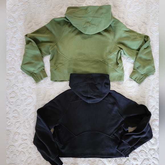 ❤️SOLD❤️ Lululemon Scuba Half Zip Crop Hoodie Lot of 2! - Picture 5 of 7